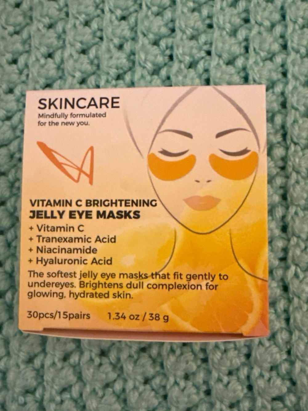 Vitamin C Brightening Jelly Eye Masks — Orange